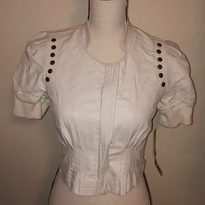 White Leather Jacket